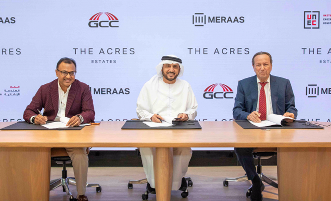 مِراس تُرسي عقود بناء بـ 2.4 مليار درهم لتنفيذ مراحل جديدة من مجمعات ذا إيكرز في دبي