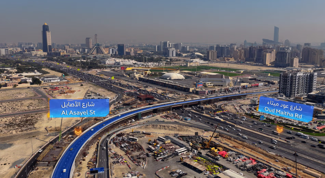 طرق دبي تفتتح جسرين رئيسيين ضمن مشروع تطوير شارعي الأصايل وعود ميثاء