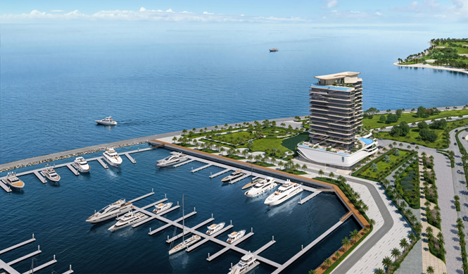 إطلاق برج سكني جديد في جزر دبي