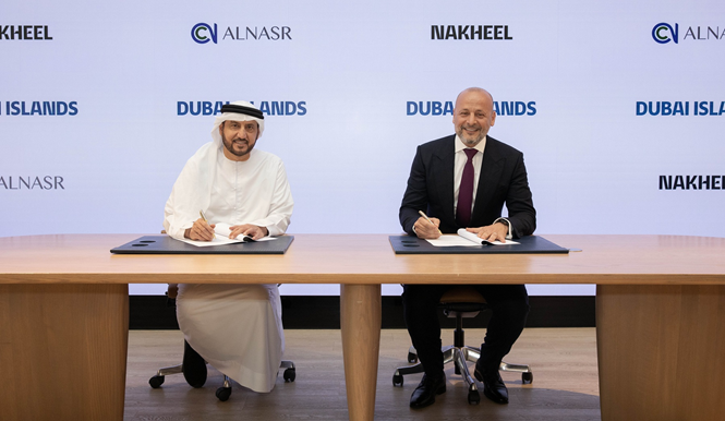 نخيل ترسي عقداً بقيمة 527 مليون درهم لتنفيذ أعمال البنية التحتية للجزيرة B ضمن جزر دبي