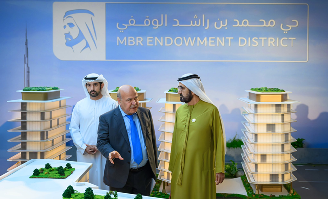 محمد بن راشد يطلق مشروعاً وقفياً بكلفة 4.7 مليار درهم