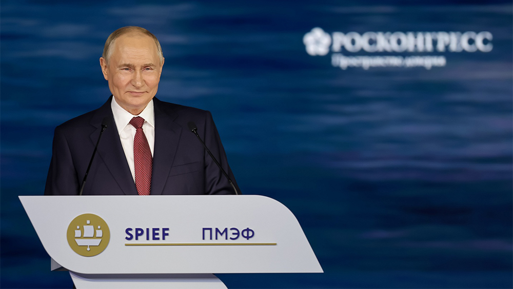 Vladimir Putin sent a message of greetings to the participants of the St Petersburg  International Economic Forum 2026 