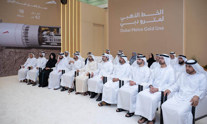 محمد بن راشد يعلن إطلاق مشروع خط جديد لمترو دبي بتكلفة 34 مليار درهم