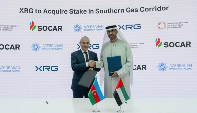 XRG التابعة لأدنوك تستحوذ على حصة في شركة ممر الغاز الجنوبي الأذربيجانية