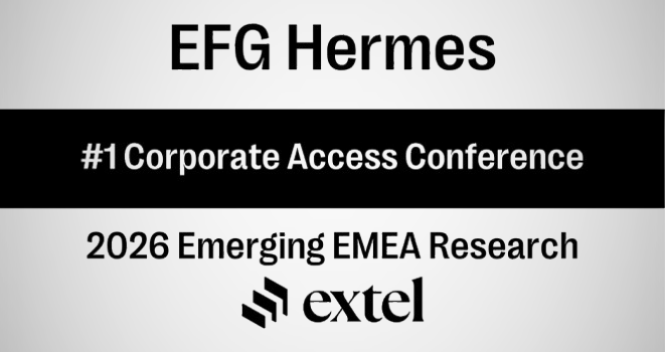‎EFG Hermes Secures Top Corporate Access and Research Rankings in 2026 Extel Emerging EMEA Survey