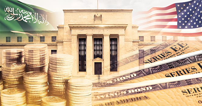 ‎Saudi holdings of US T-bonds down $120M to $142.4B in July