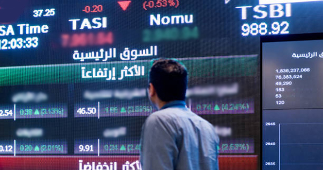 Non-institutional foreign ownership excluding Aramco up to 9.77% last week