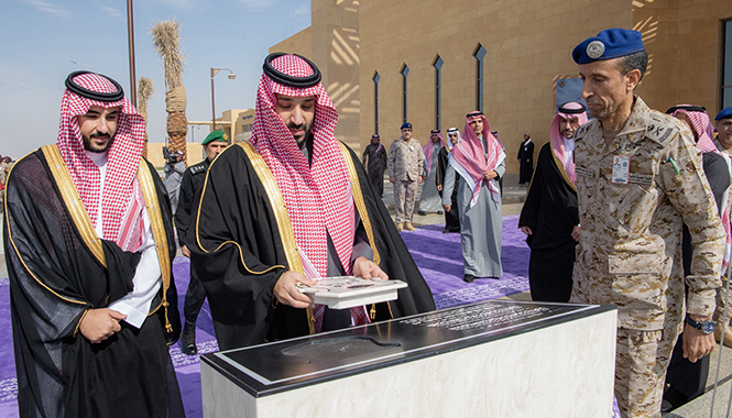 ولي العهد يرعى حفل افتتاح مرافق قاعدة الملك سلمان الجوية