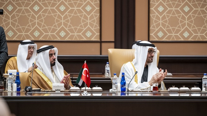 الإمارات وتركيا توقعان عدد من الاتفاقيات ومذكرات التفاهم