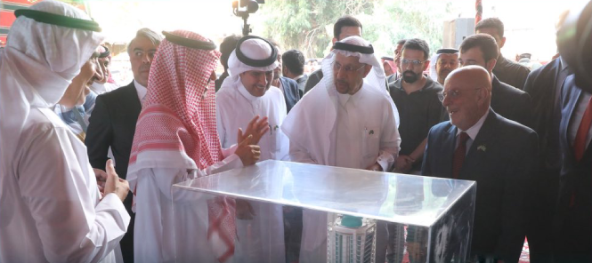 الفالح يضع حجر الأساس لمشروع برج الجوهرة في سوريا بتكلفة تتجاوز 375 مليون ريال